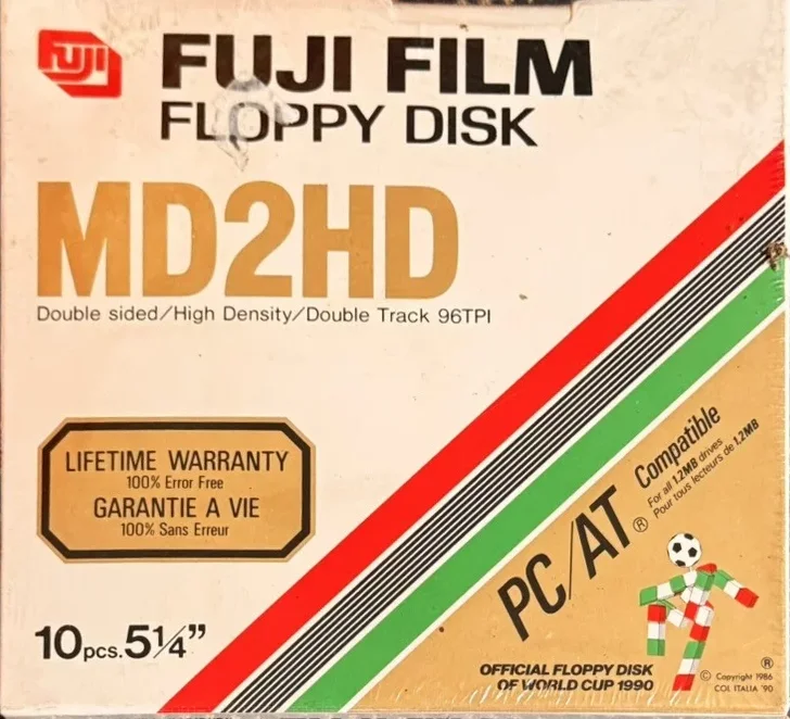 Fuji Film Floppy Disk MD2HD