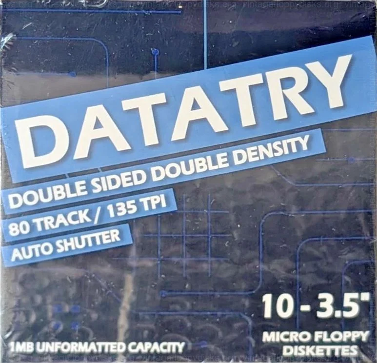 DataTry - a vintage floppy disk pack from DataTry