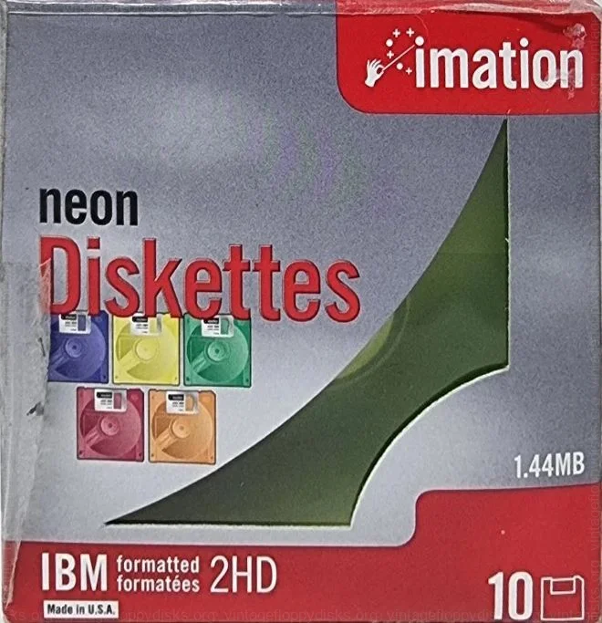 Imation neon Diskettes 2HD