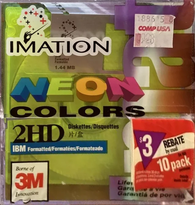 Imation Neon Colors 2HD