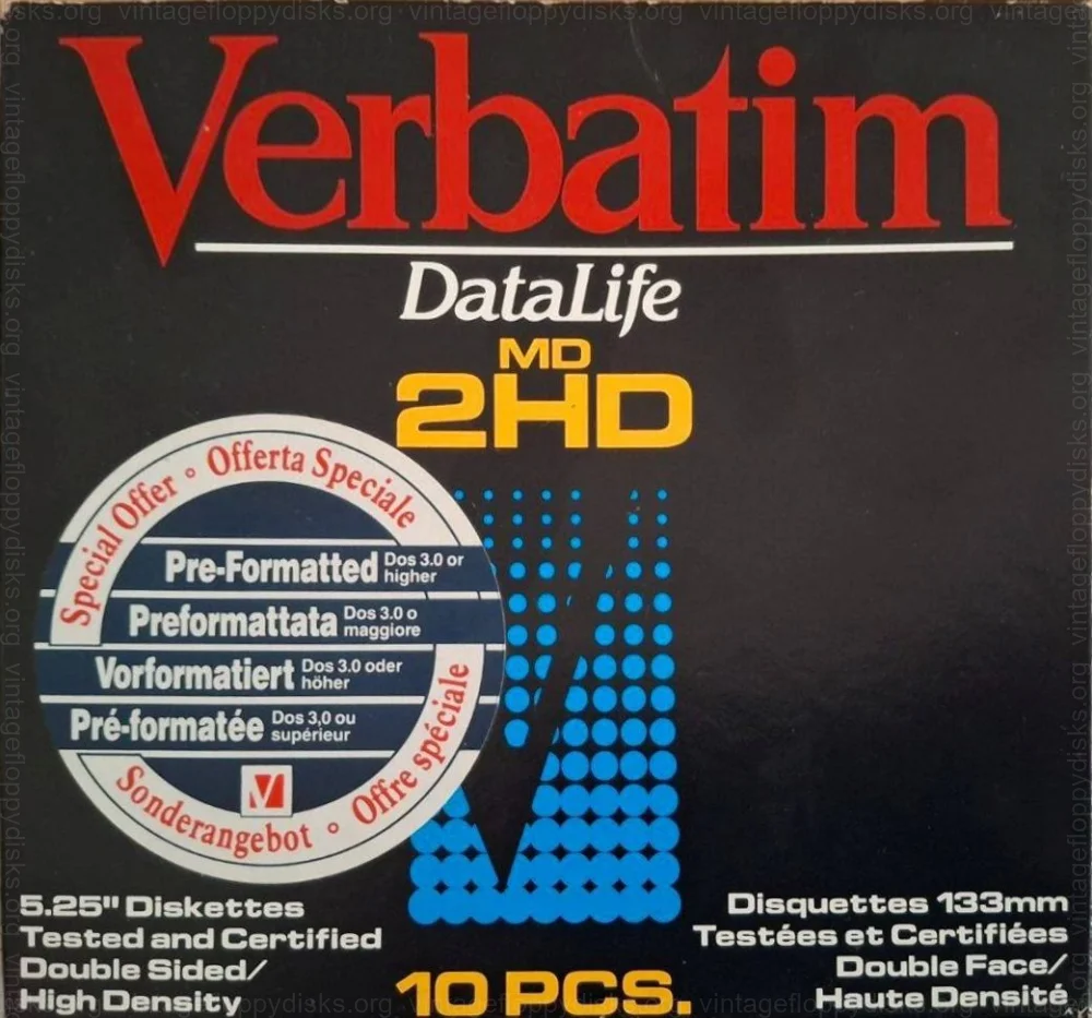 Verbatim DataLife MD 2HD