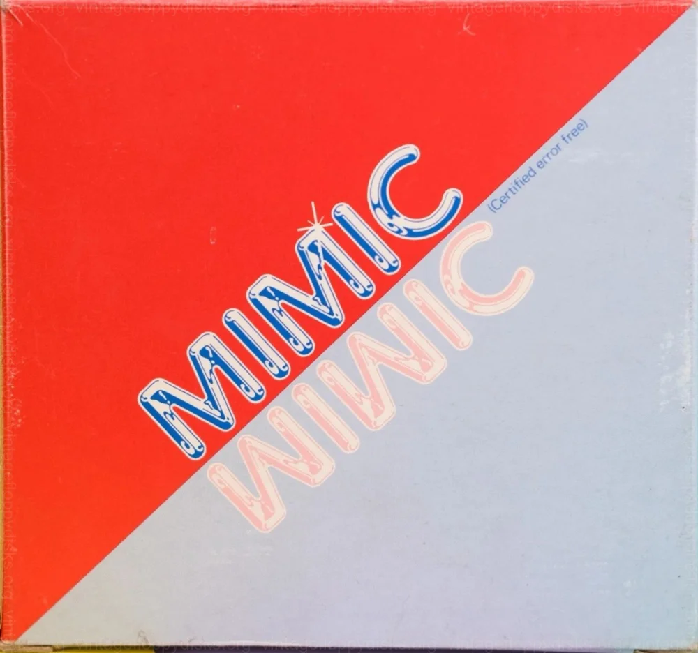 a vintage floppy disk pack from Mimic