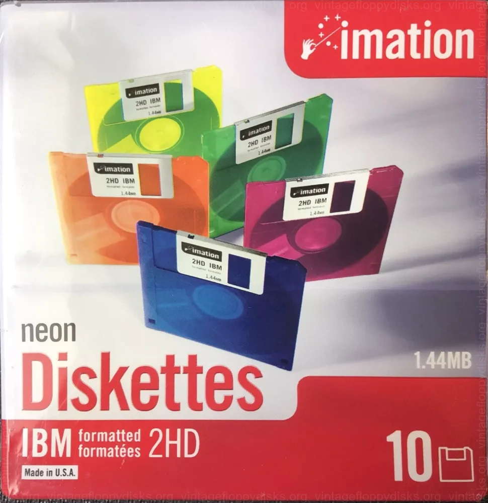 Imation Neon Diskettes 2HD