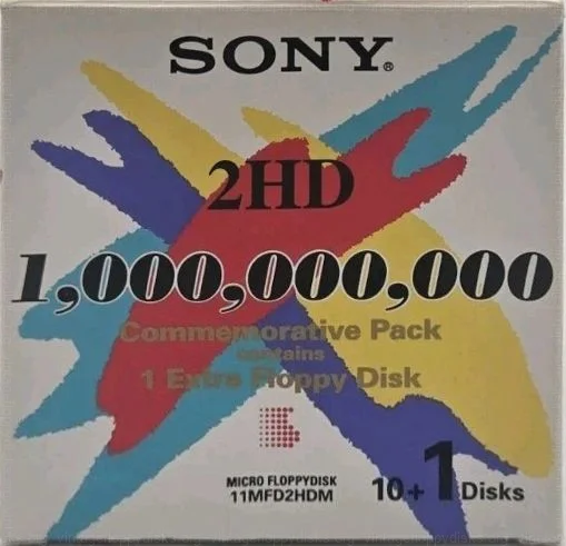 "Commemorative" Series - a vintage floppy disk series from Sony