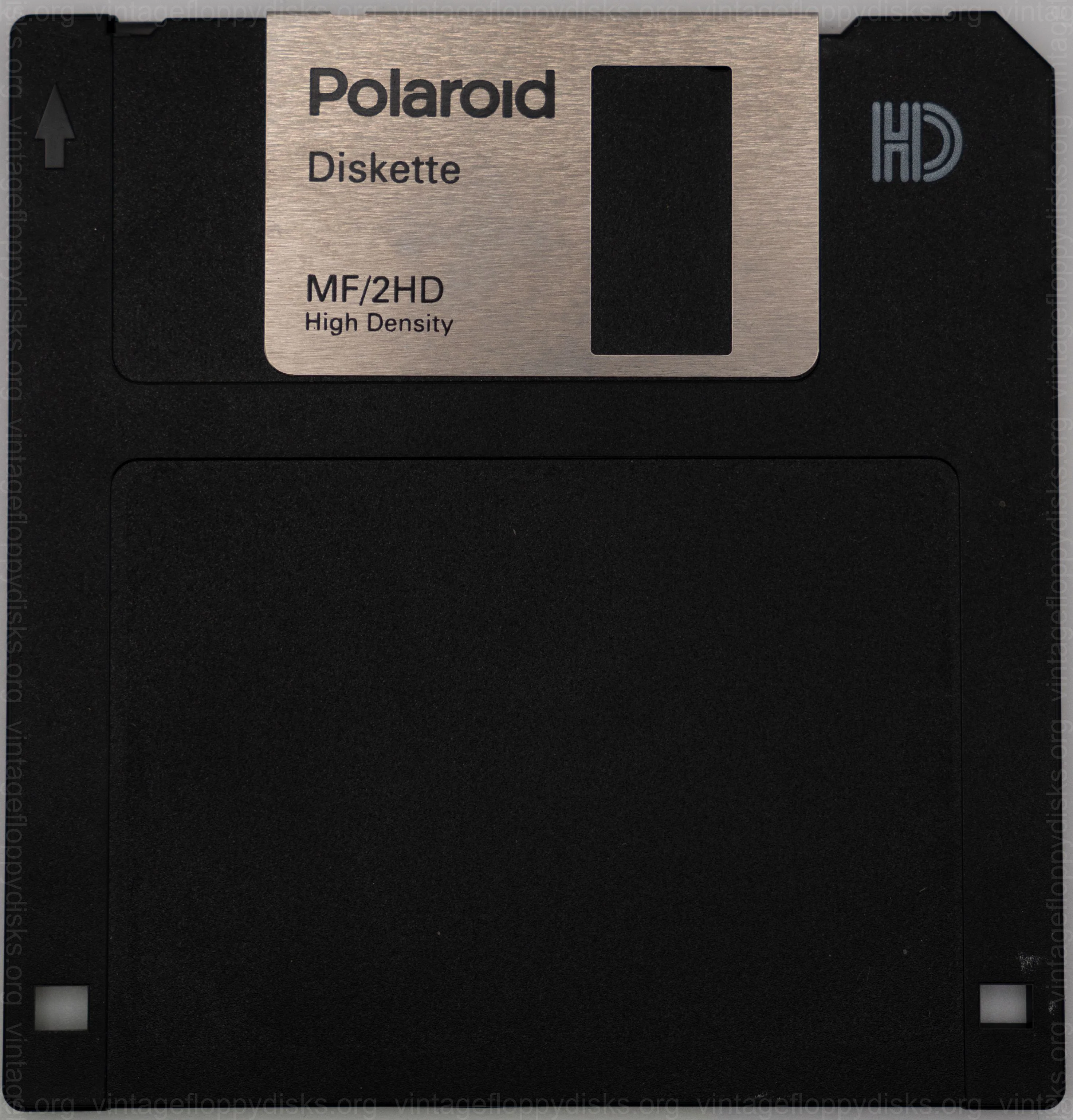 a vintage floppy disk from Polaroid. Cat. no.: P5-35-0007-001