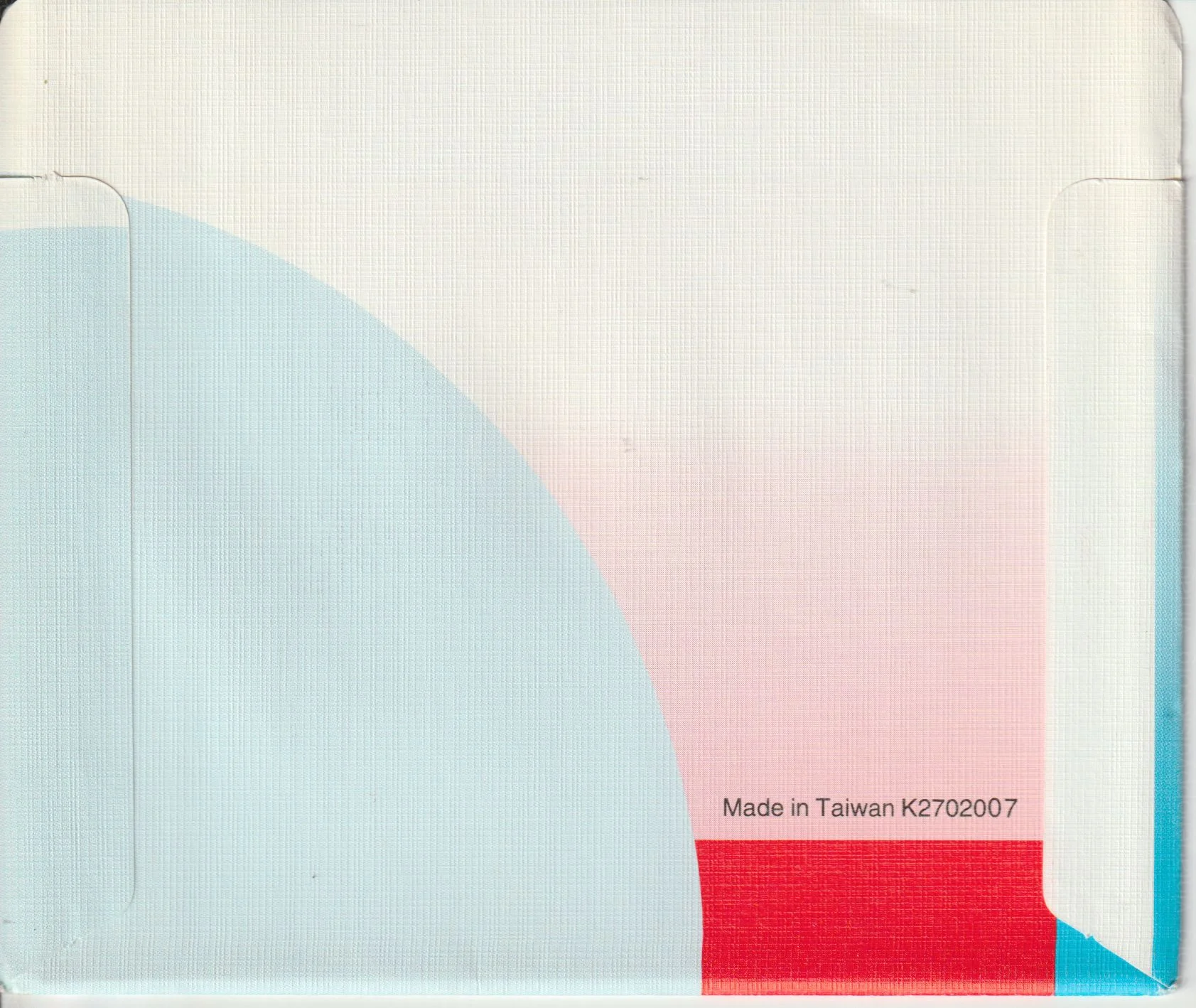 a vintage floppy disk sleeve from Genius. Cat. no.: G7-525-002