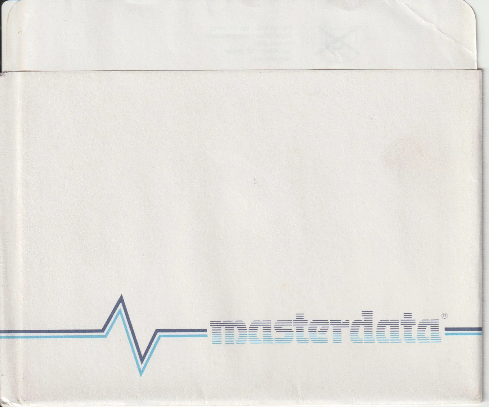 a vintage floppy disk sleeve from masterdata. Cat. no.: M18-525-001